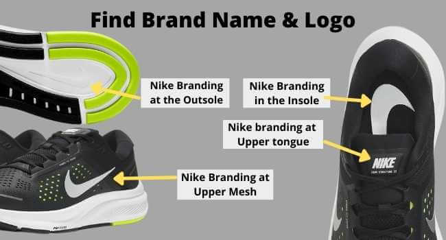 nike shoes brand name and logo