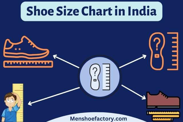 shoe size chart in India