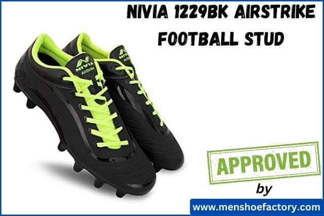 Nivia 1229BK Airstrike Football Stud for Men’s