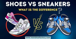 difference between shoes and sneakers